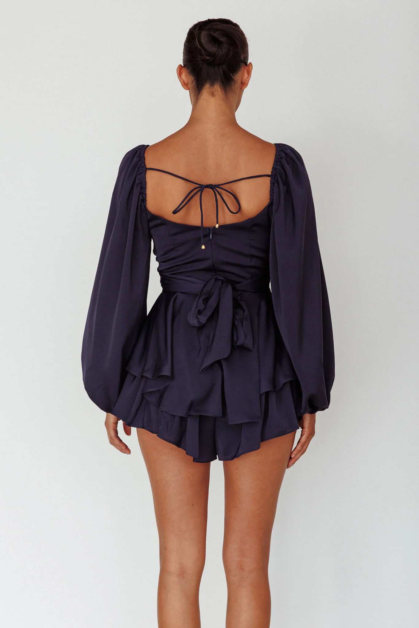 16980-it-s-complicated-long-sleeve-flounce-romper-navy-2.webp It's Complicated Long Sleeve Flounce Romper Navy