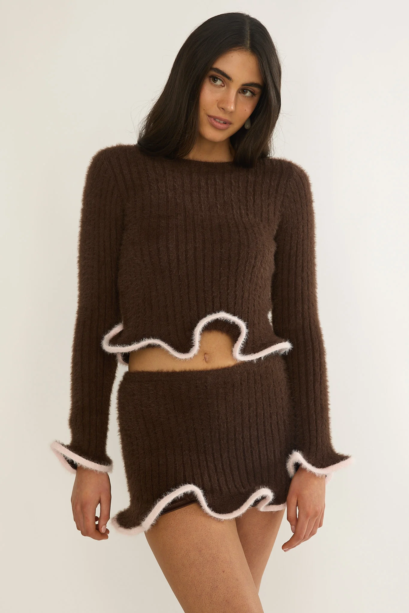 17679-pailin-lettuce-edge-knit-skort-brown-4.webp Pailin Lettuce Edge Knit Skort Brown