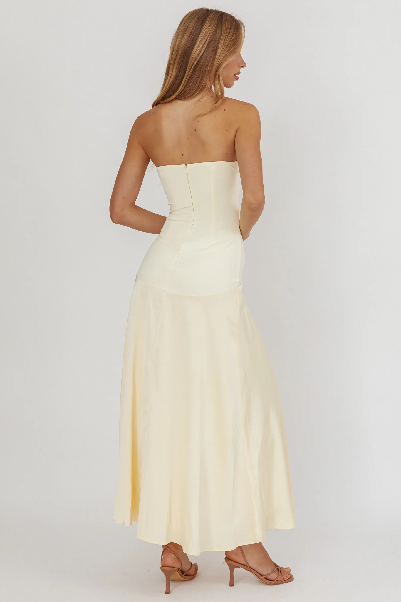 strapless floor length dress Fitted Bodice A-Line Floor-Length – M.R DESIGN 58 Vietnamese ideas Color:C5 Tulle prom dresses