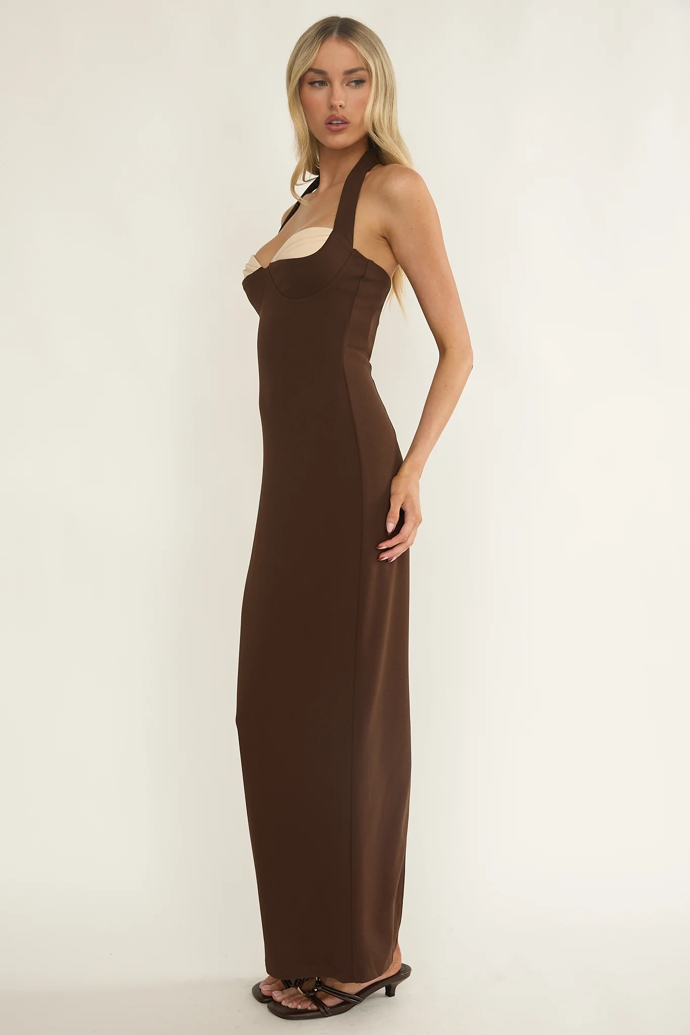 5840-briela-halter-bustier-maxi-dress-chocolate-2.webp Briela Halter Bustier Maxi Dress Chocolate