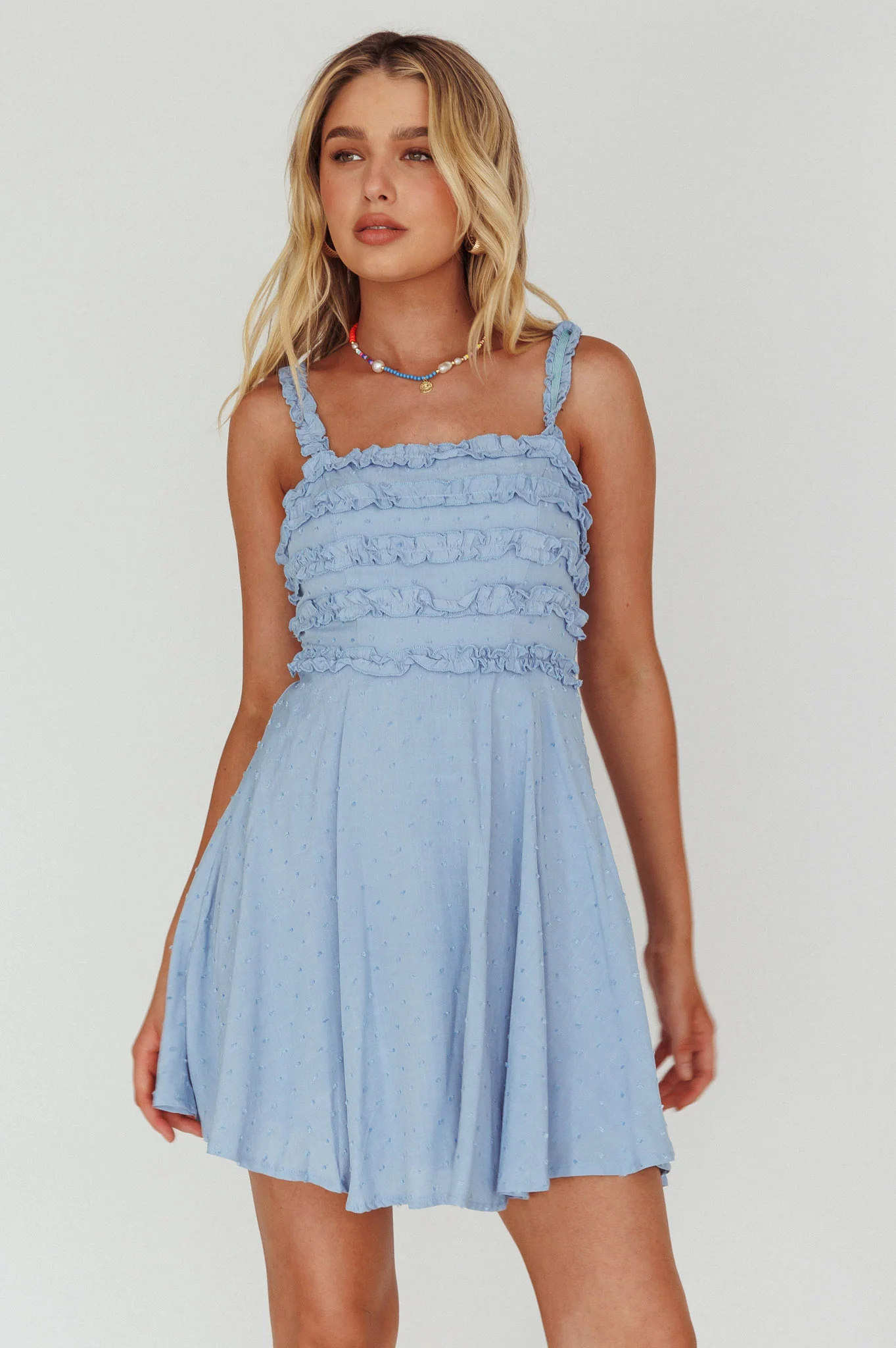 6108-illia-frill-trim-textured-dress-blue-1.webp Illia Frill Trim Textured Dress Blue