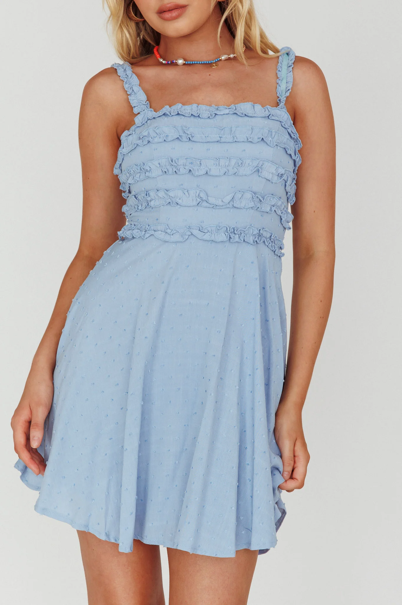 6108-illia-frill-trim-textured-dress-blue-4.webp Illia Frill Trim Textured Dress Blue